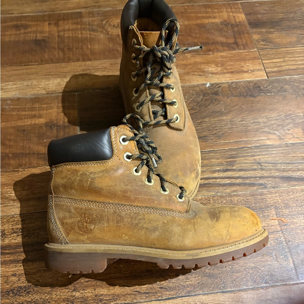 Timberland Boy’sTan Leather Boots